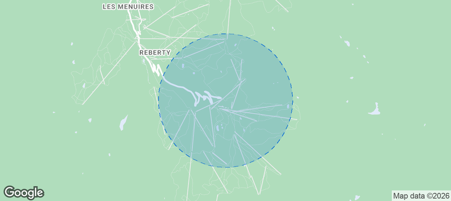 Val Thorens Airbnb map